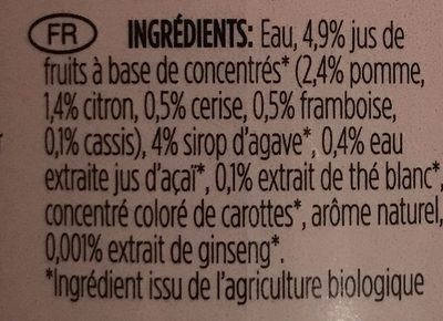 Thé bio - Thé blanc - Ingrediënten - fr