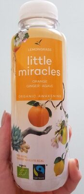 Organic Energiser Lemongrass Orange Ginger Ginseng Agave - Voedingswaarden - fr