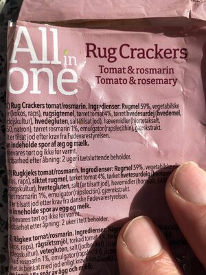 All in One (Rug Crackers) - Ingredienser