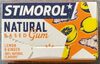 Natural based gum - Lemon and ginger - Produkt