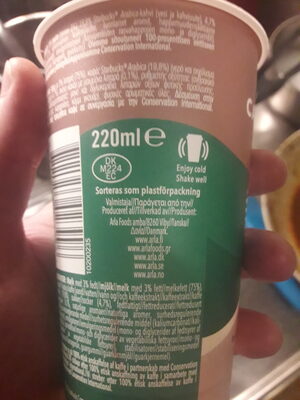 cappuccino - Recycling instructions and/or packaging information