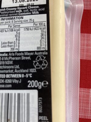 Dreamily Creamy Havarti - Recycling instructions and/or packaging information - en