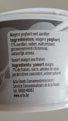 Skyr yaourt style islandais aux fraise - Ingrédients