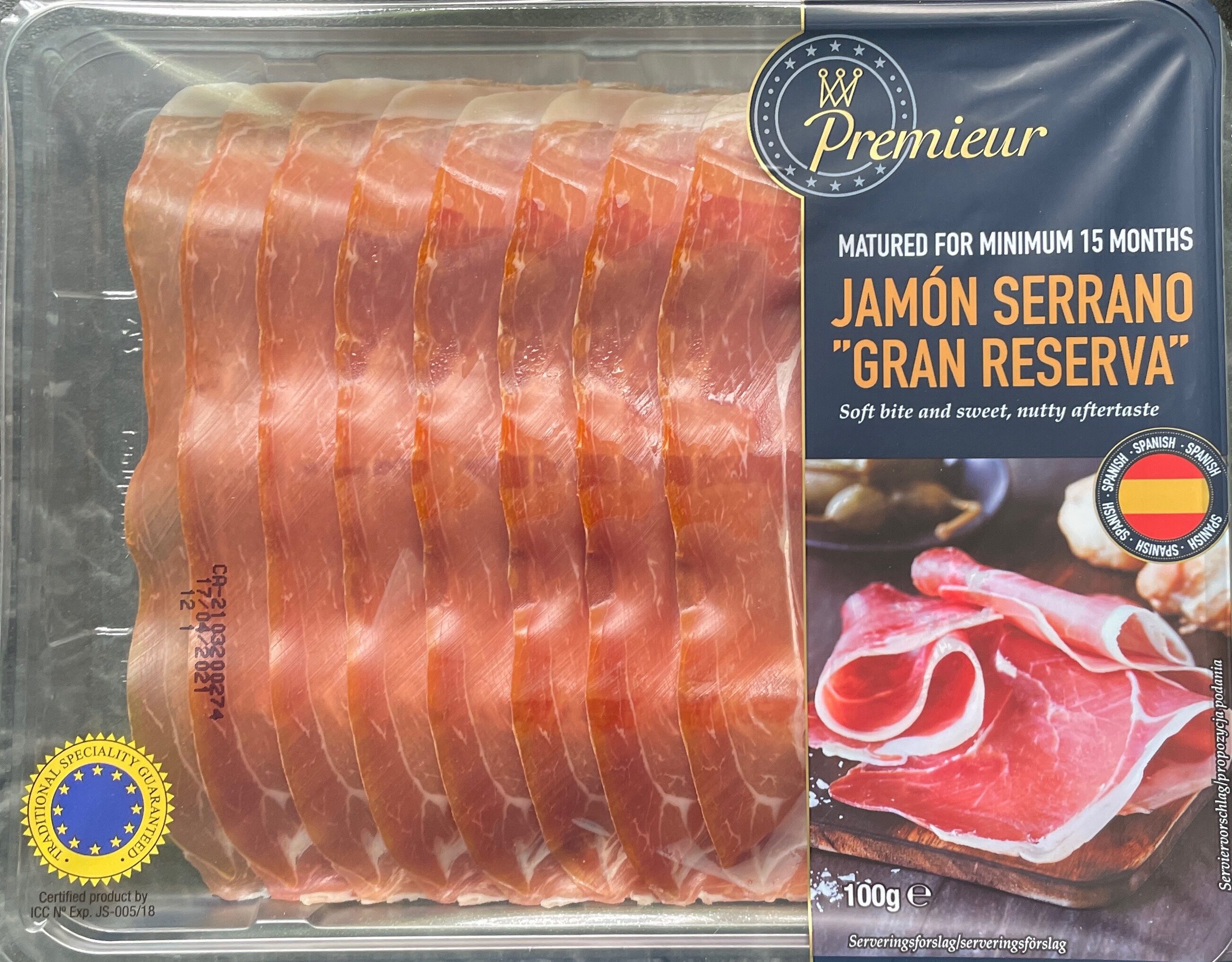 Jamón Serrano “Gran Reserva” - Product - de