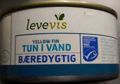 Yellow fin tun i vand - Produkt