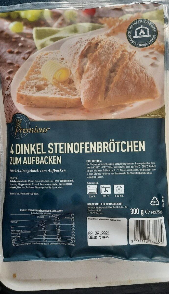 Dinkel Steinofenbrötchen - Product - de