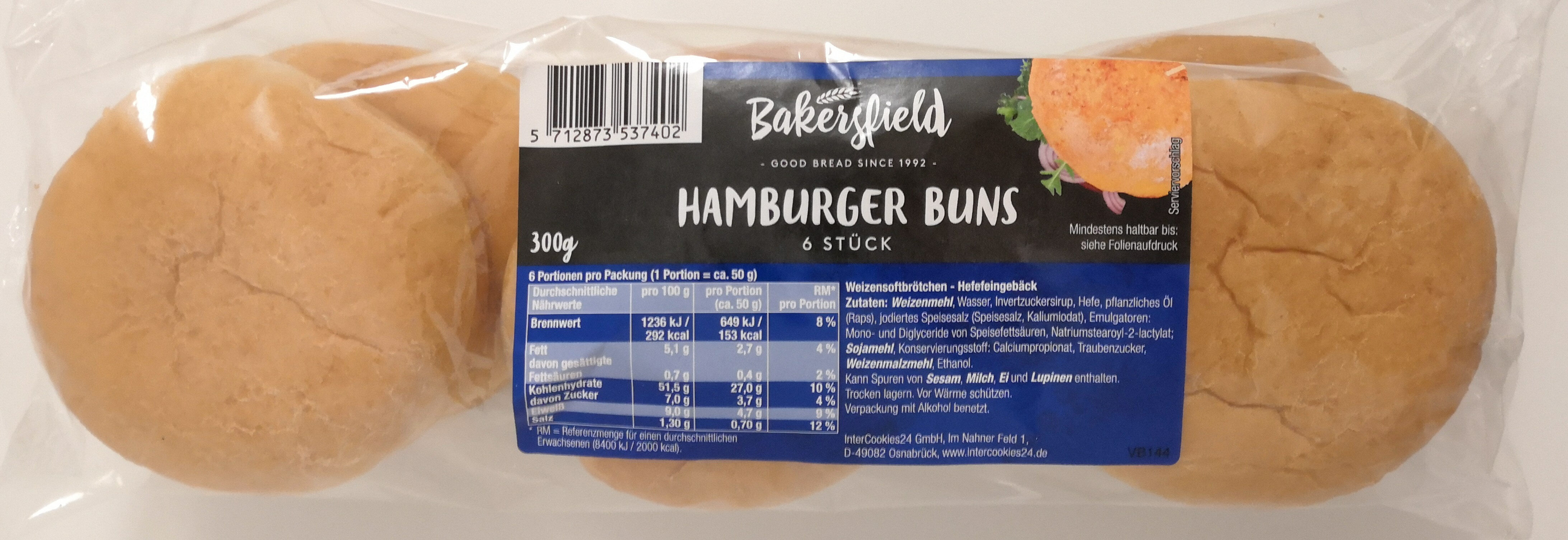 Hamburger Buns - Produkt - de