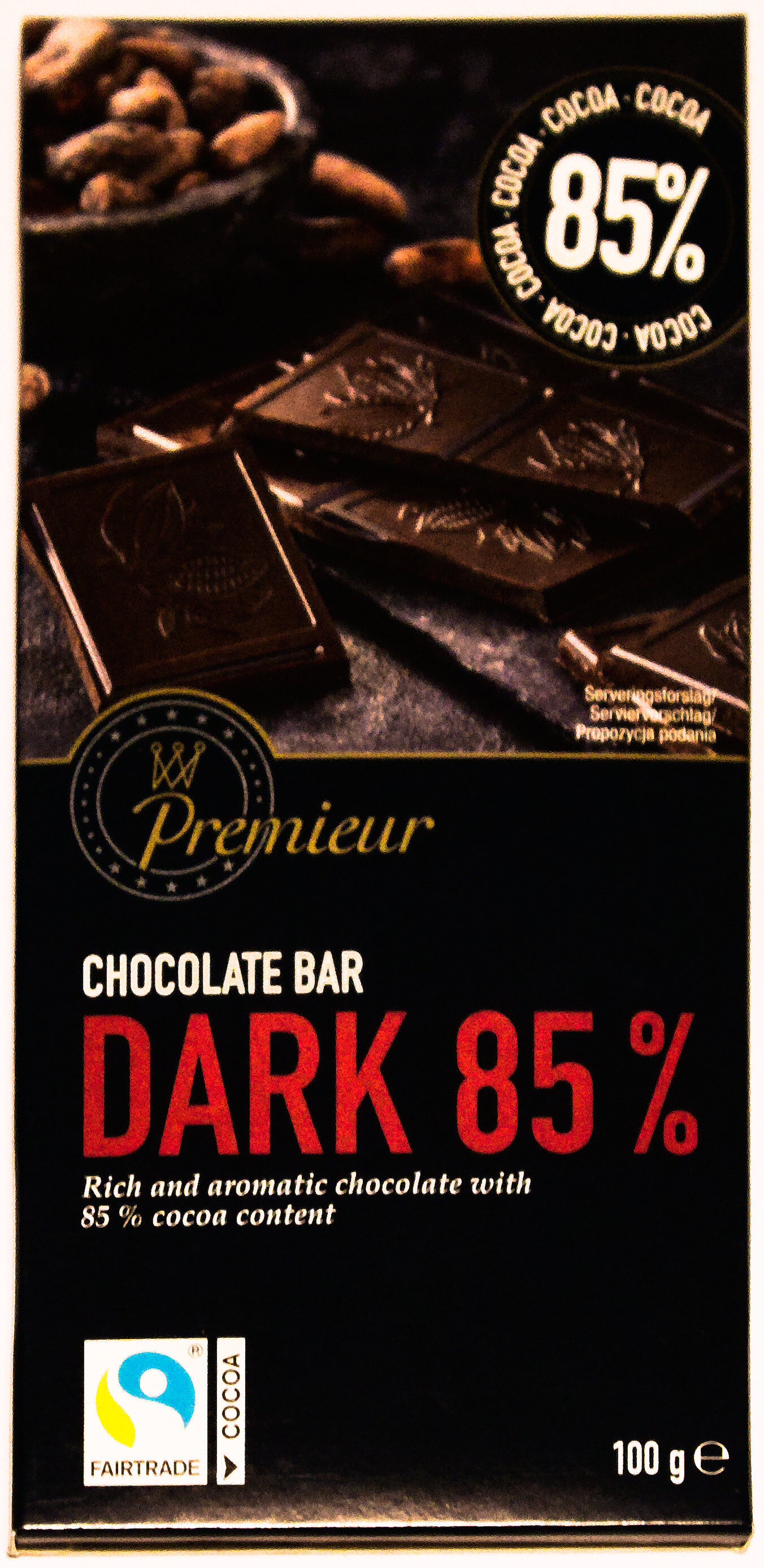 Chocolate bar  Dark 85% - Product
