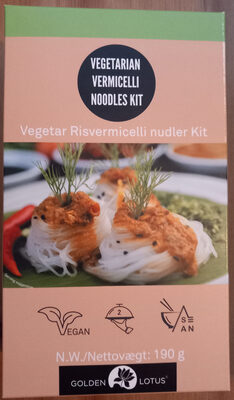Vegetar Risvermicelli nudler Kit - Produkt
