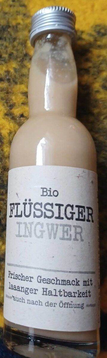 Bio flüssiger Ingwer - Produkt