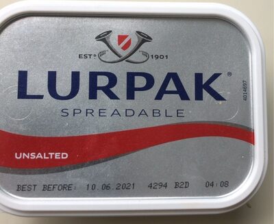 Calories in Lurpak Butter Spreadable