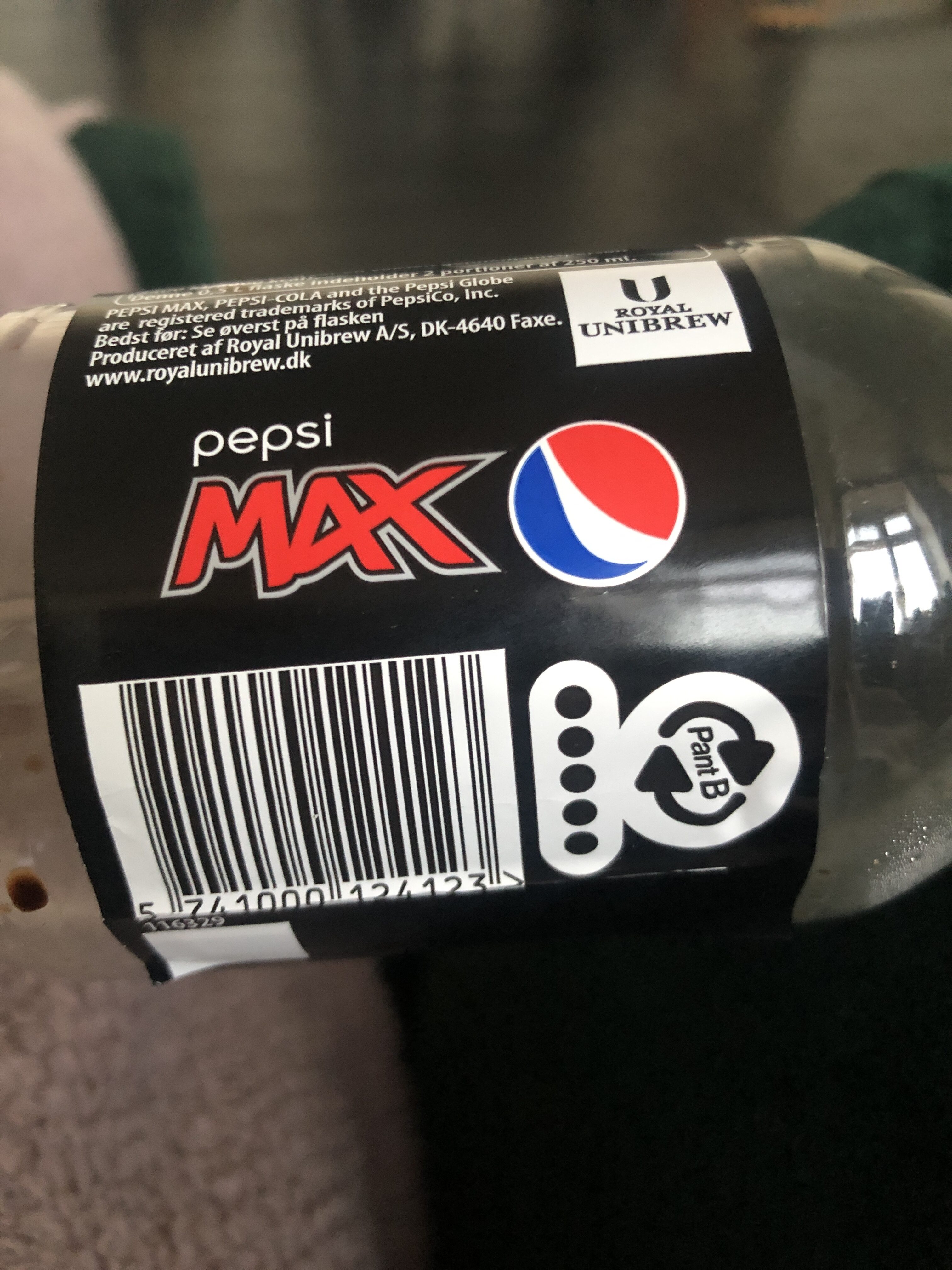 Pepsi max - Genbrugsinstruktioner og/eller emballageoplysninger