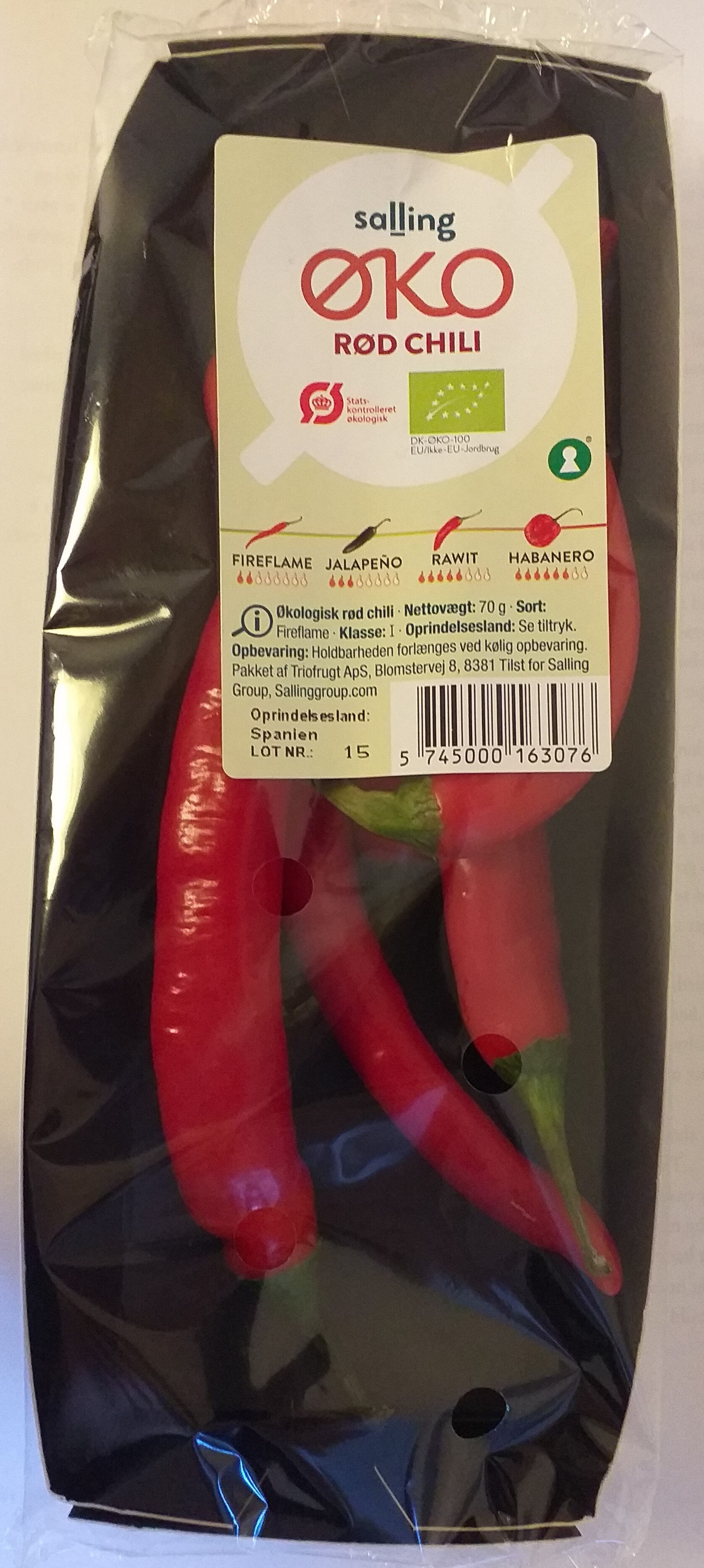 Rød chili - Produkt