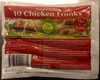 Aafiyah Halal Chicken 10 Chicken Franks - Product