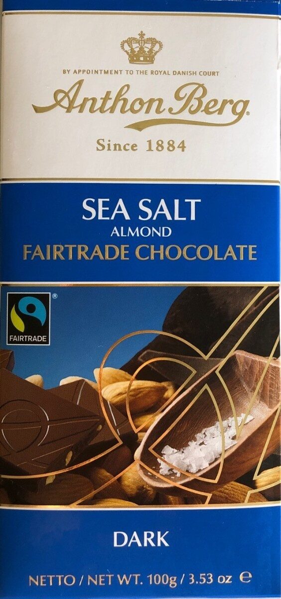 Sea Salt Almond Fairtrade Chocolate - Product - fr