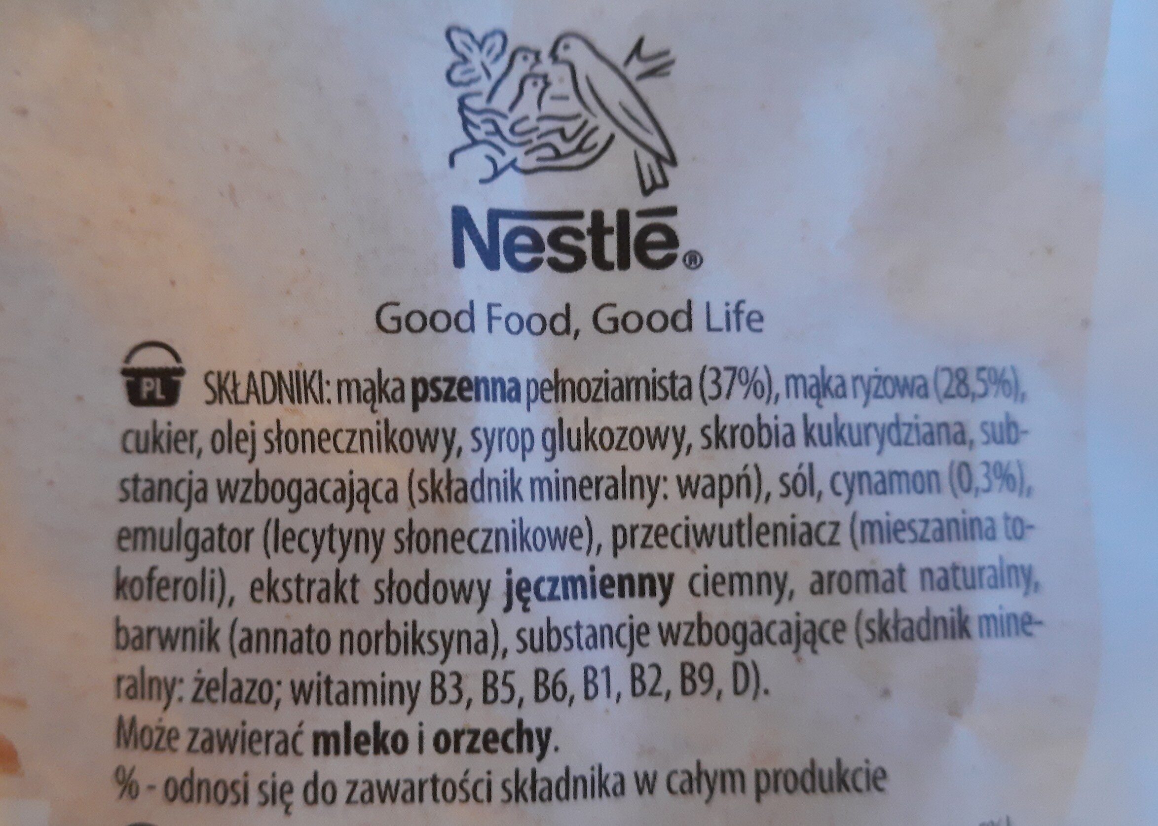 Nestle Cini Minis - المكونات - pl
