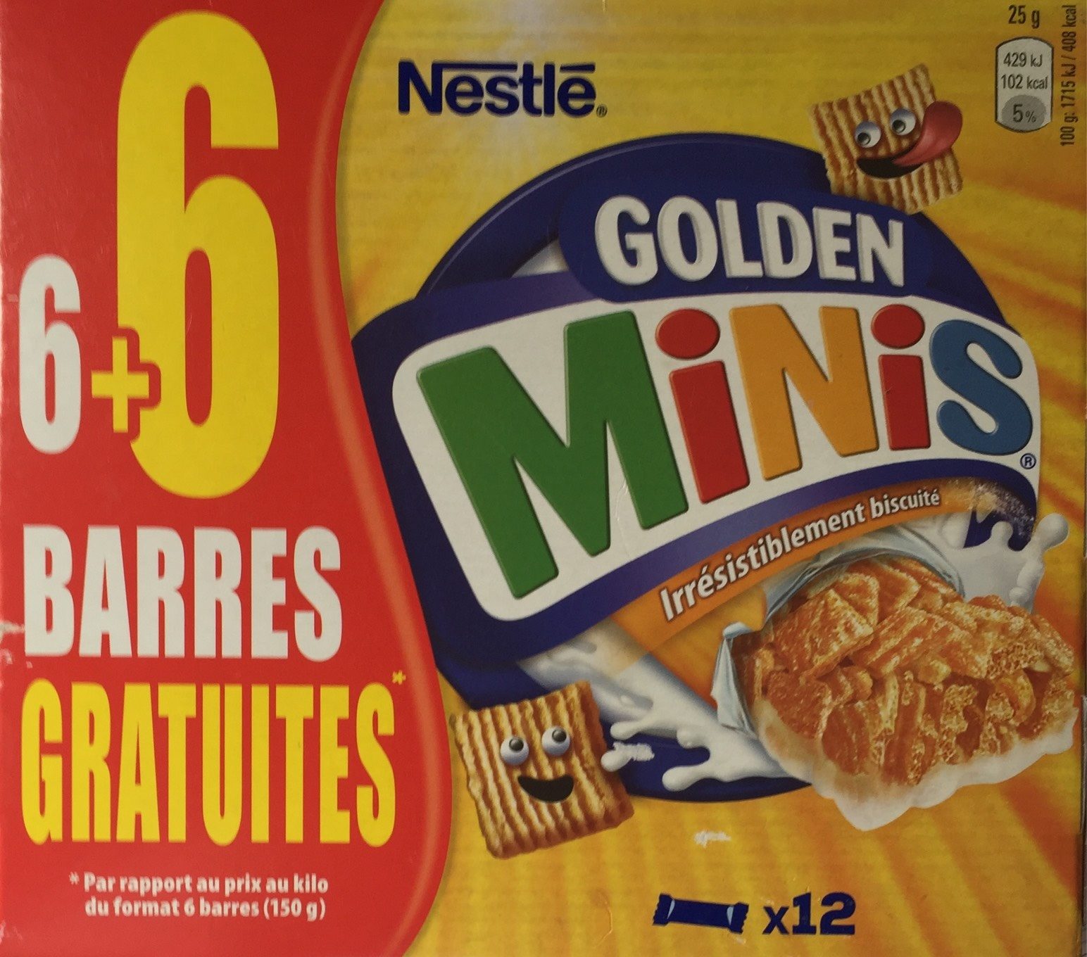 Barres céréales Golden Minis - Product - fr