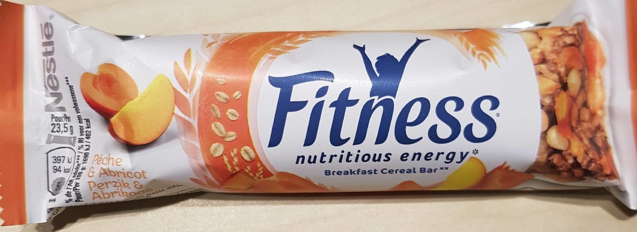 Fitness breakfast cereal bar pêches et abricot - Product