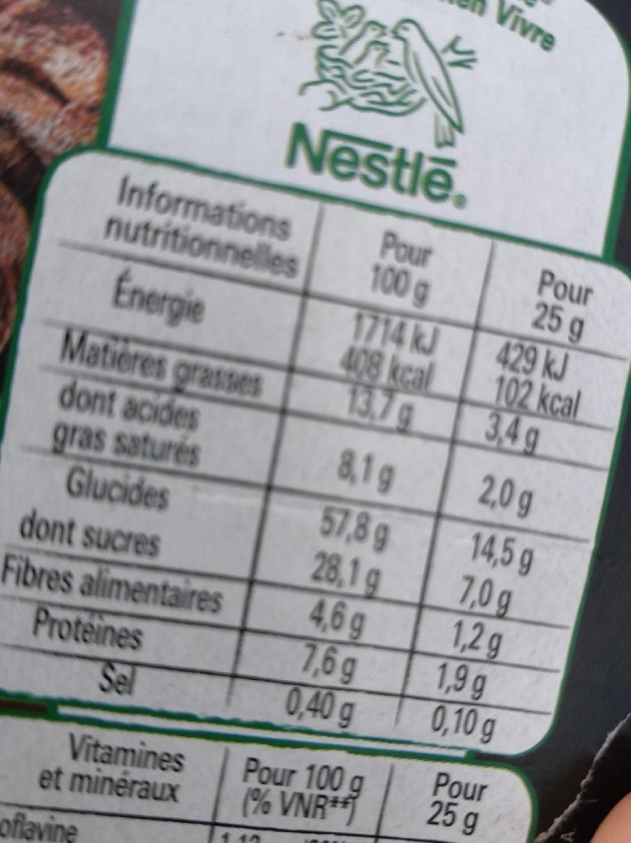 BARRE CHOCAPIC CHOCOLAT - Nutrition facts - fr