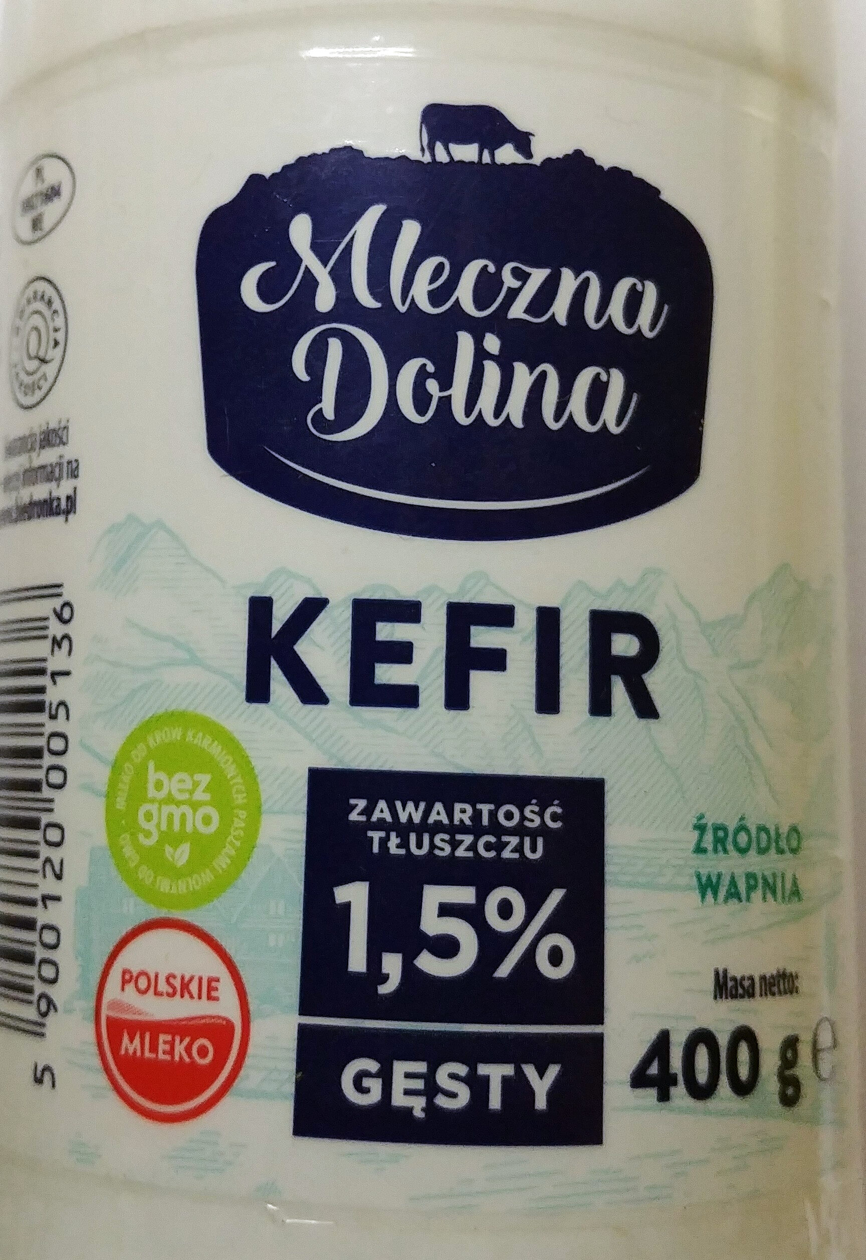 Kefir naturalny 1,5 % tłuszczu - Product - pl