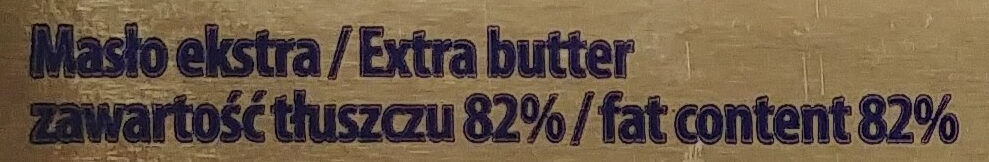 Masło Ekstra 82% - Ingredients - pl