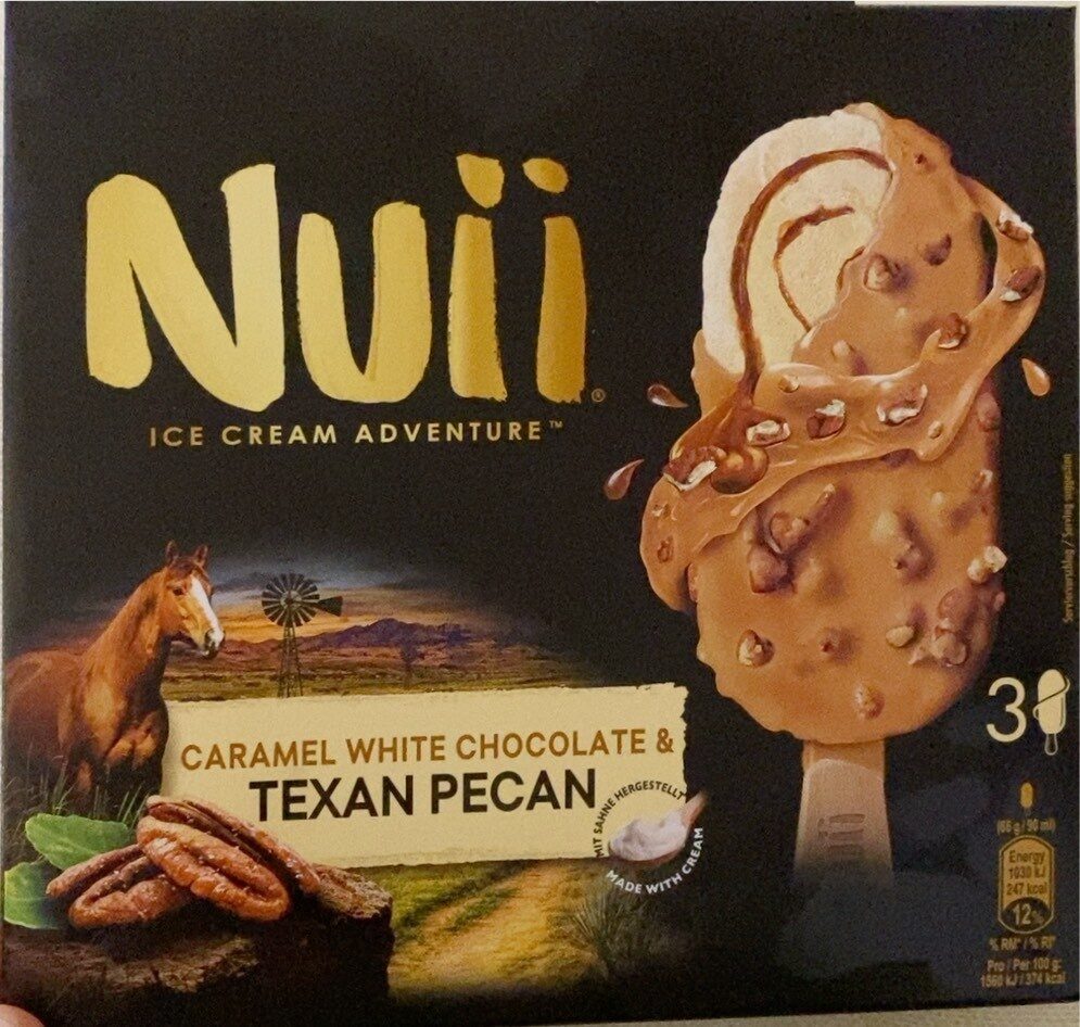 Caramel white chocolate & Texan Pecan - Produkt