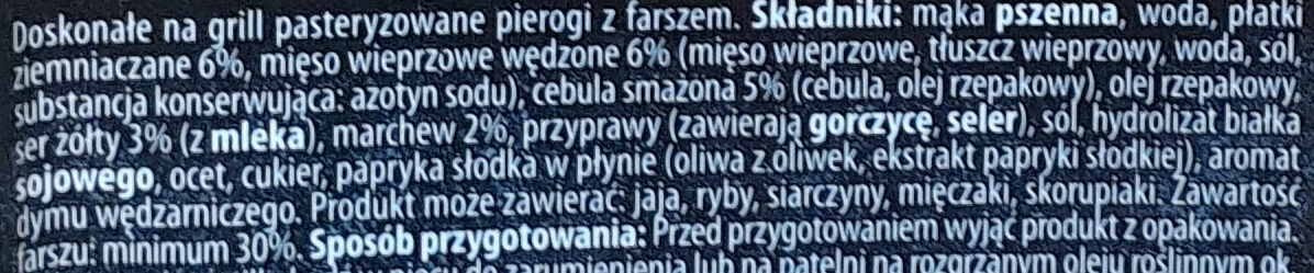 Pierogi carskie - Ingredients - pl
