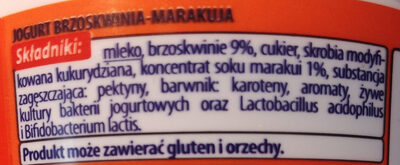Jogurt brzoskwinia-marakuja - Ingredients - pl