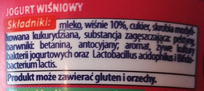 Jogurt wiśniowy - Ingredients - pl