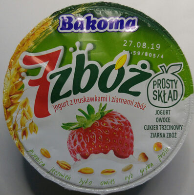 Jogurt 7 zbóż z truskawkami. - Product - pl