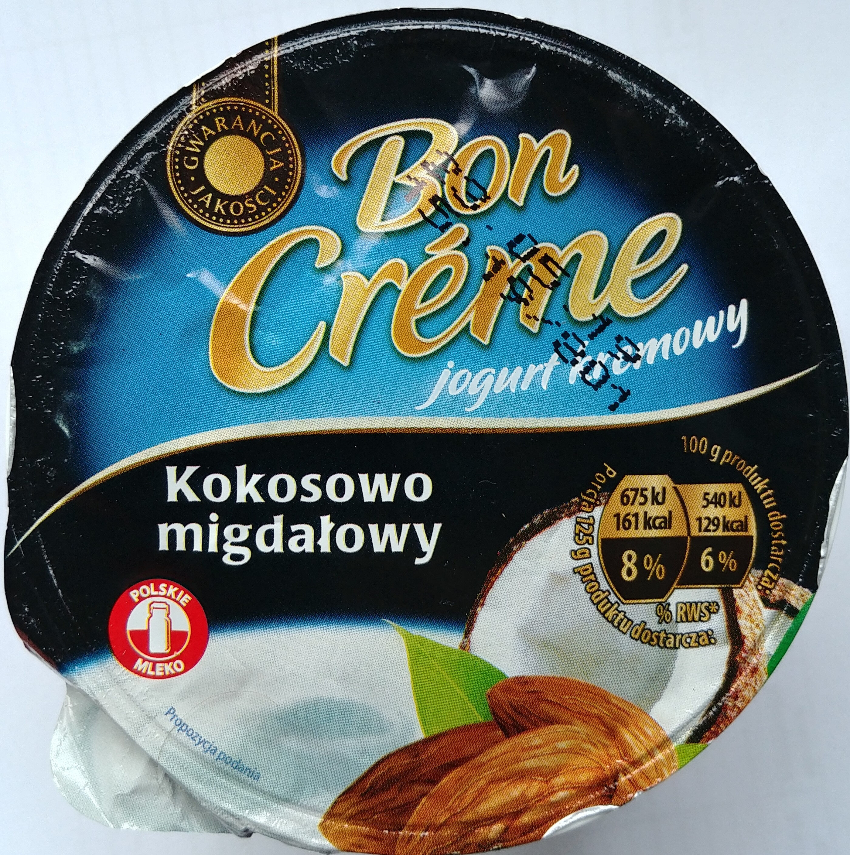 Jogurt kremowy kokosowy-migdały - Product - pl