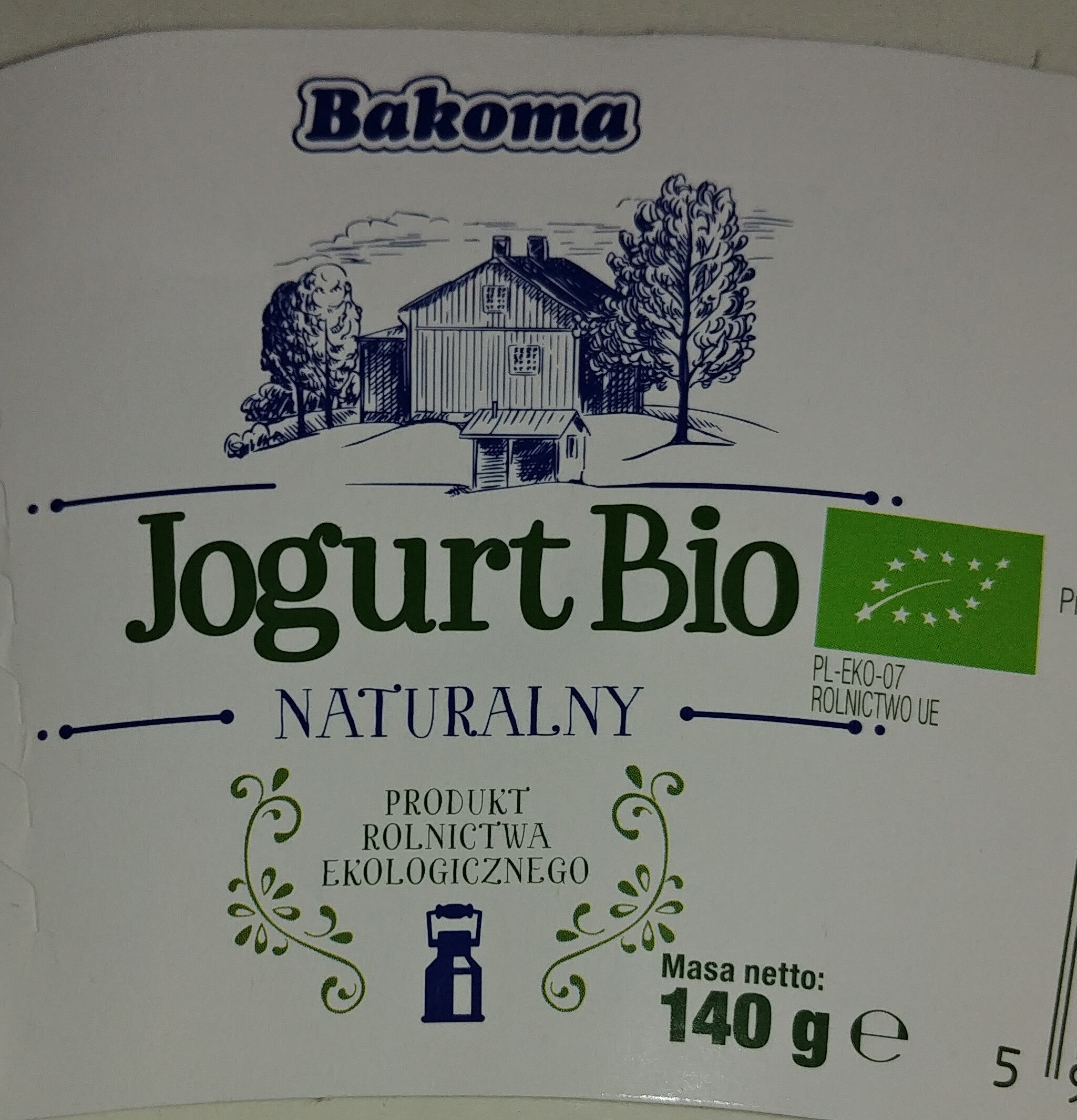 Jogurt naturalny Bio - Prodotto - pl