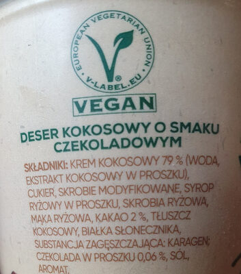 Bakoma Ave Vege czekolada - Ingredients - pl