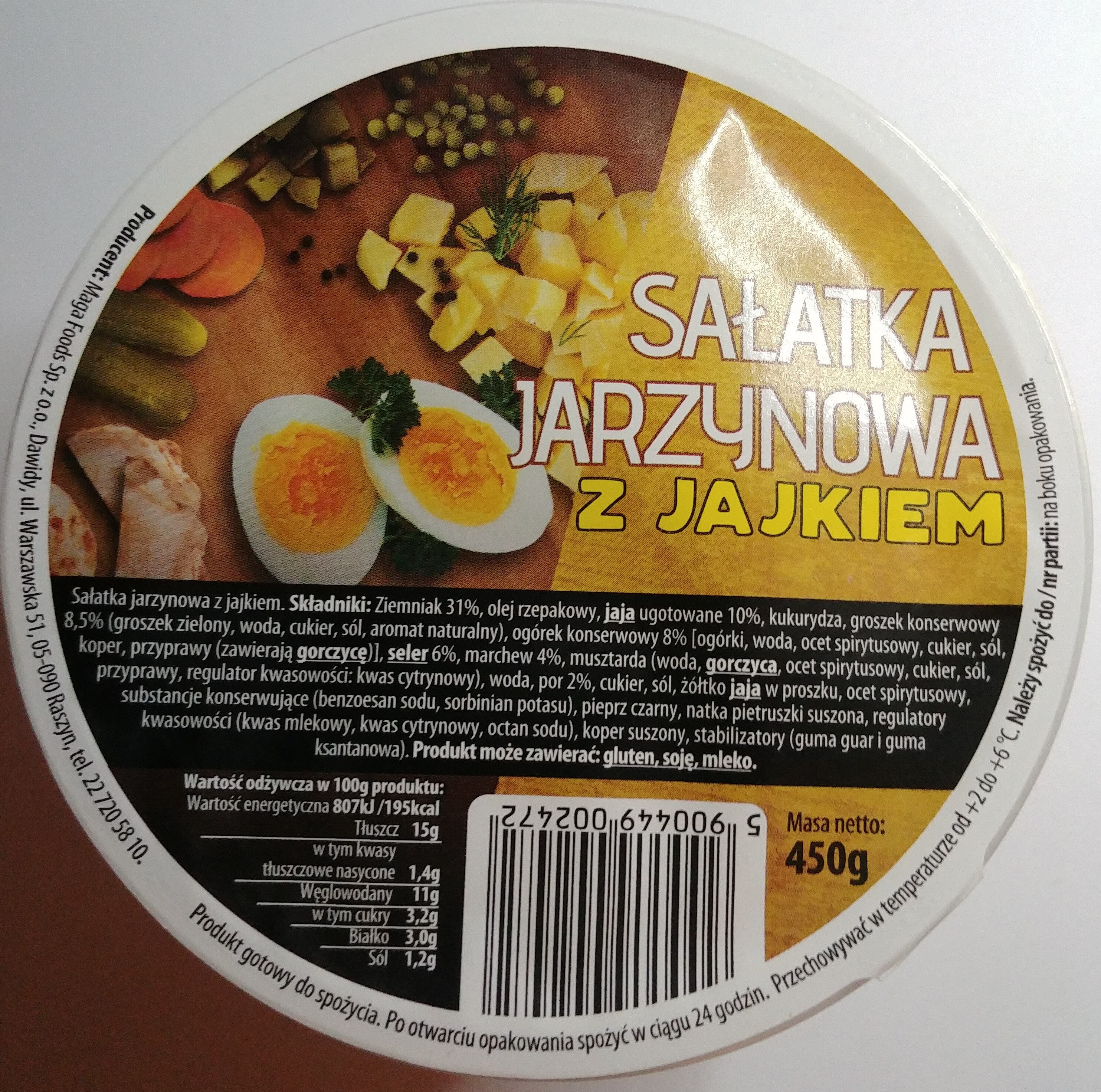 Sałatka jarzynowa z jajkiem - Produit - pl
