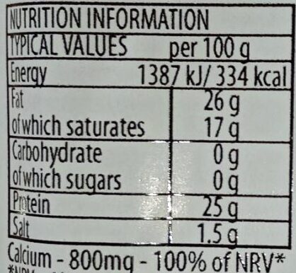 Gouda Mlekovita 150g - Nutrition facts