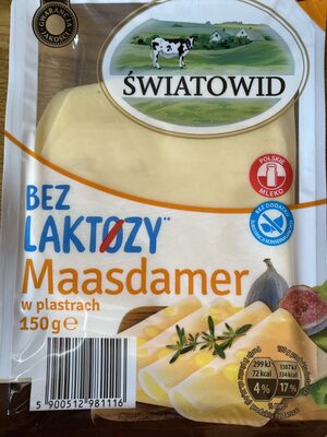 Światowid Maasdamer Bez Laktozy 150g - Produkt - en