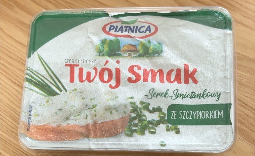 Piątnica Serek Twój Smak Ze Szczypiorkiem - Produit - pl