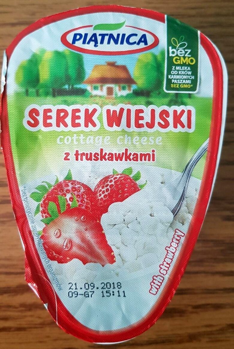 Cottage cheese with strawberry - Product