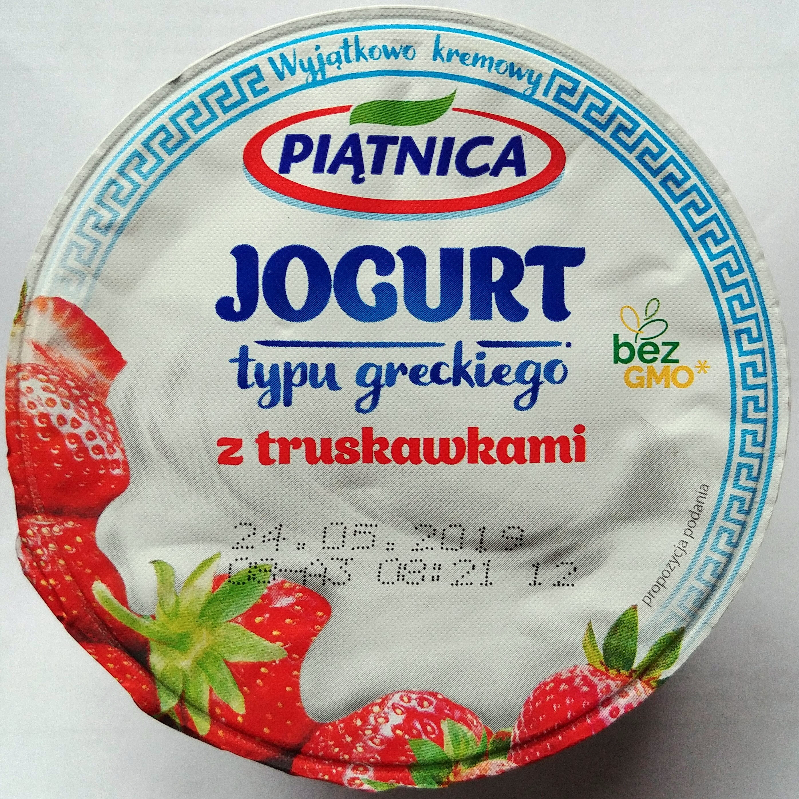 Jogurt typu greckiego z truskawkami - Product