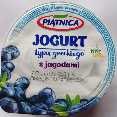 Jogurt typu greckiego z jagodami 2,4% tłuszczu - Product