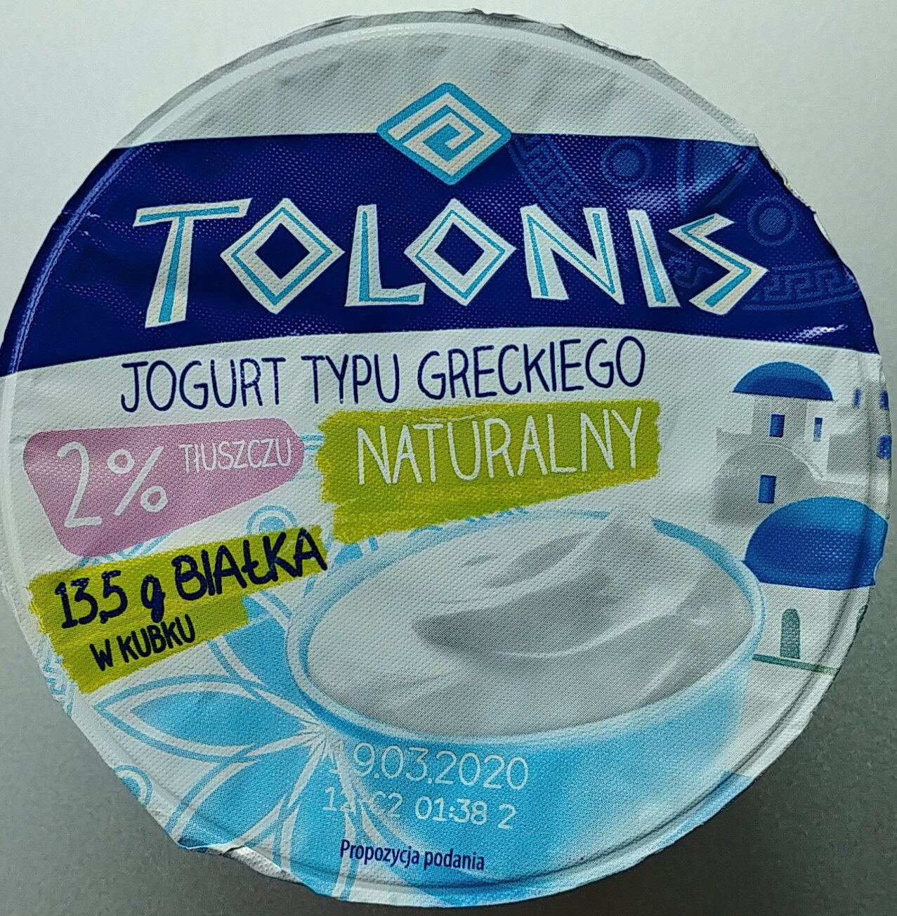 Jogurt naturalny typu greckiego 2% tłuszczu. - Product - pl