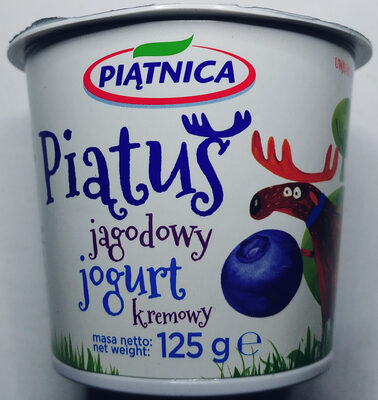 Piątuś jagodowy jogurt kremowy - Product - pl