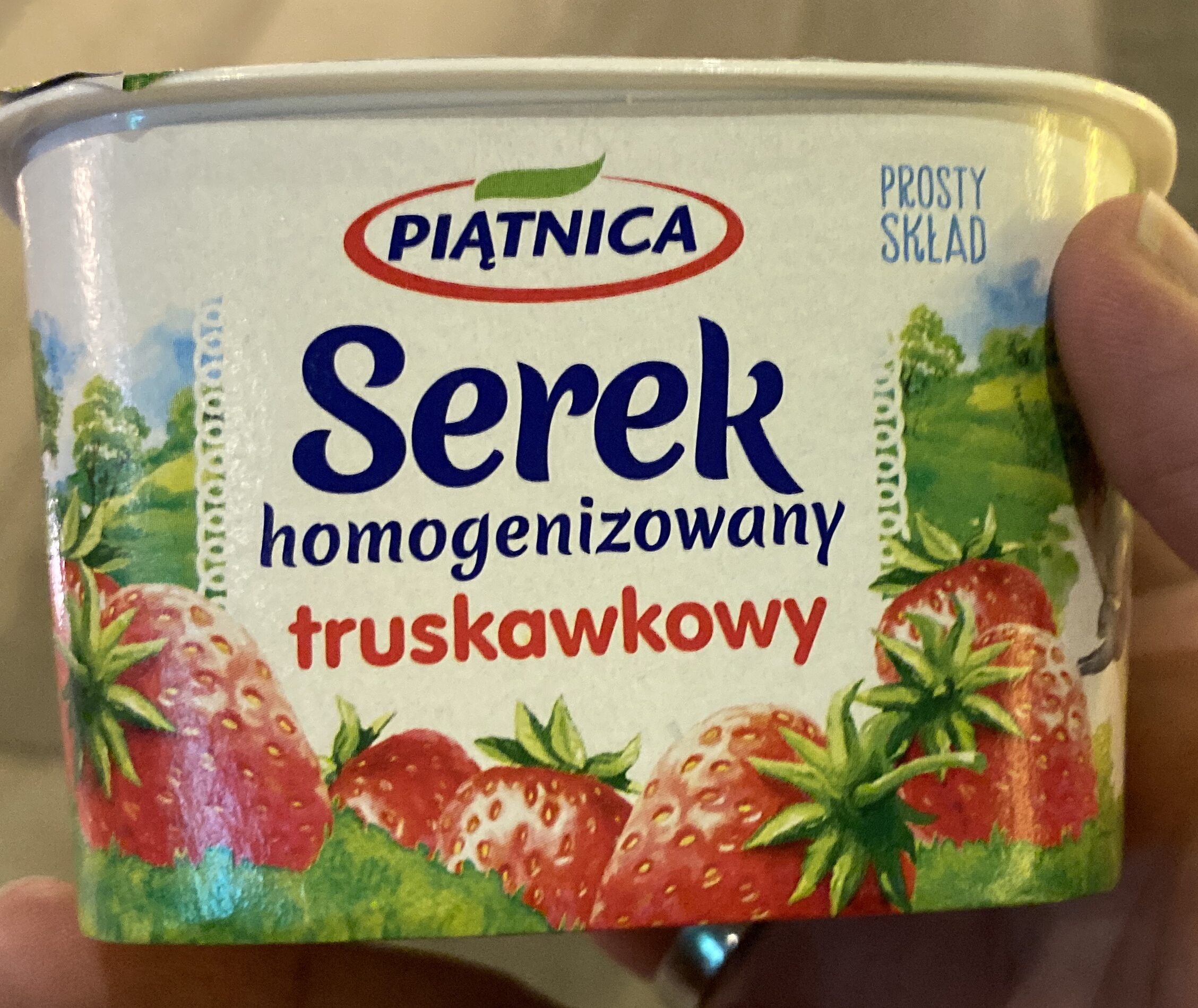 Serek homogenizowany truskawkowy - Produkt