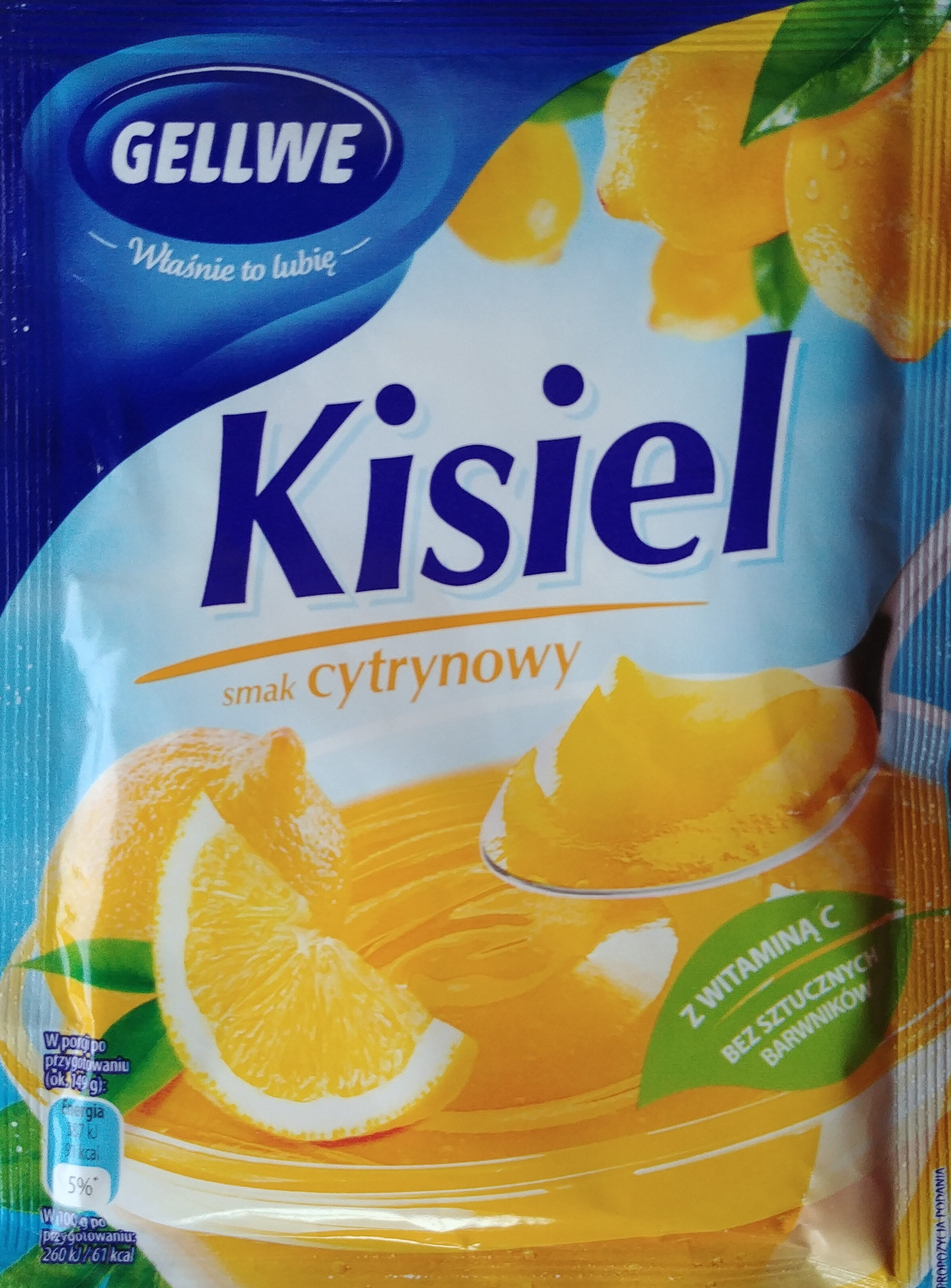 Kisiel smak cytrynowy z witaminą C w proszku. - Product - pl