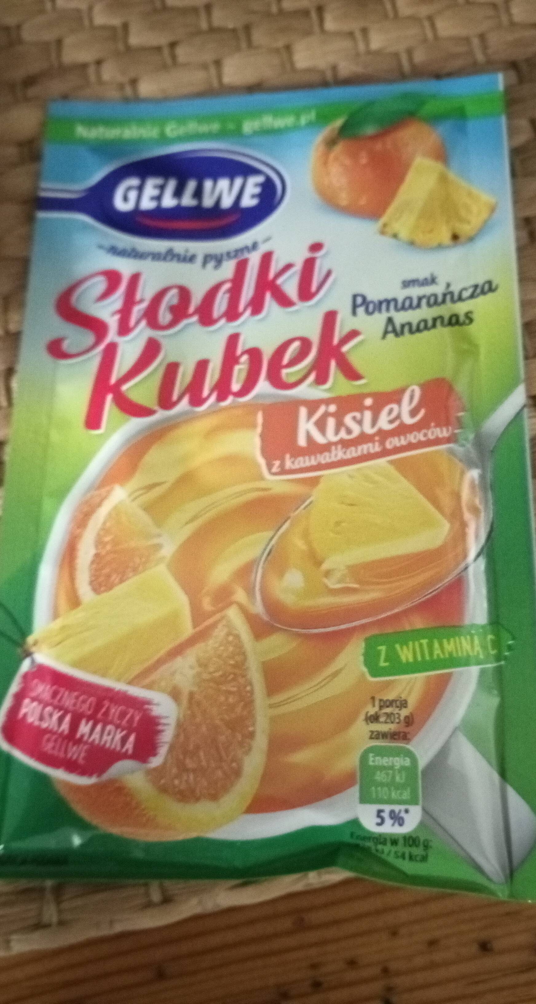 Kisiel pomarańcza ananas - Product - pl