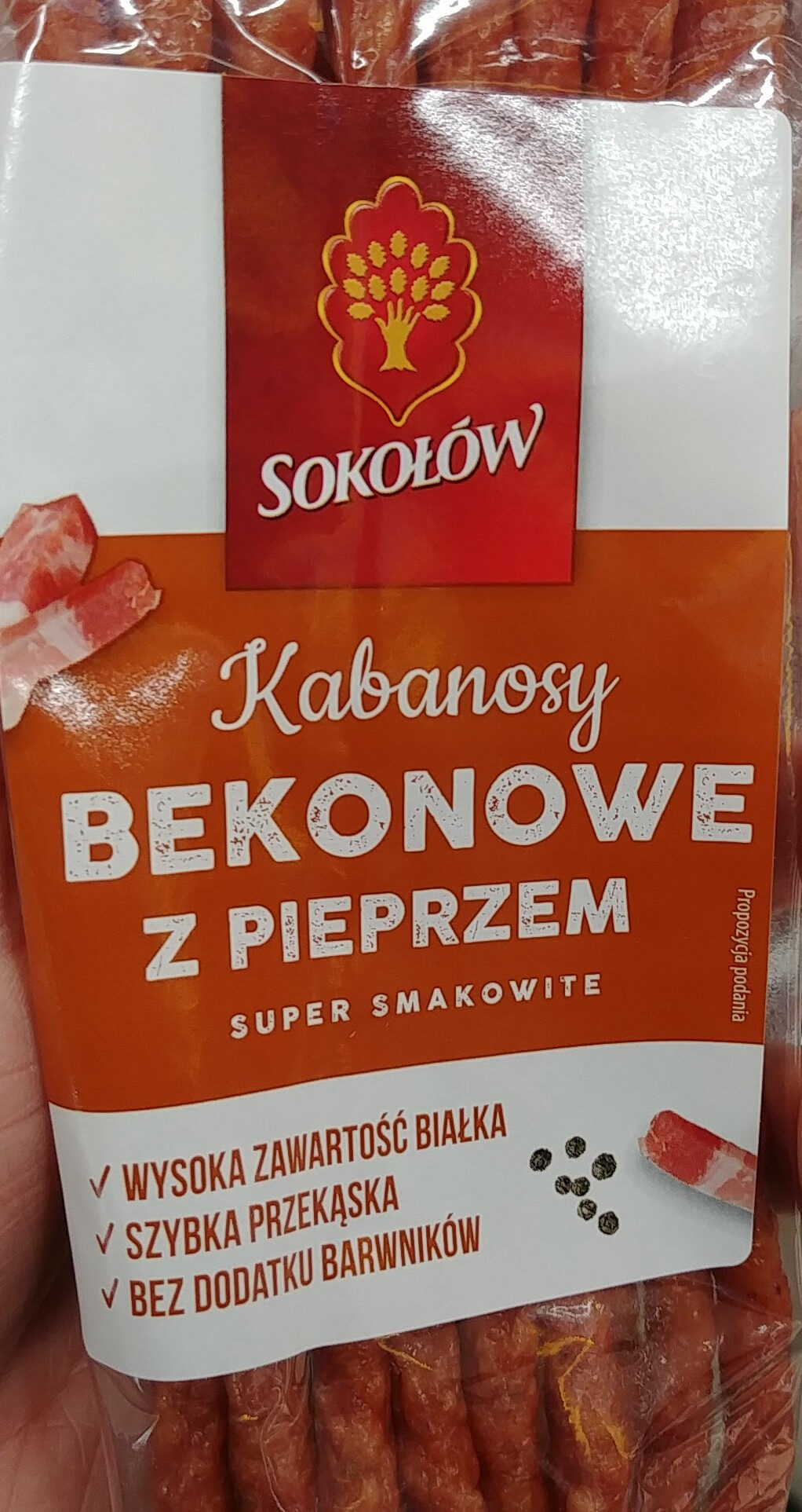Kabanosy bekonowe z pieprzem - Produit - pl