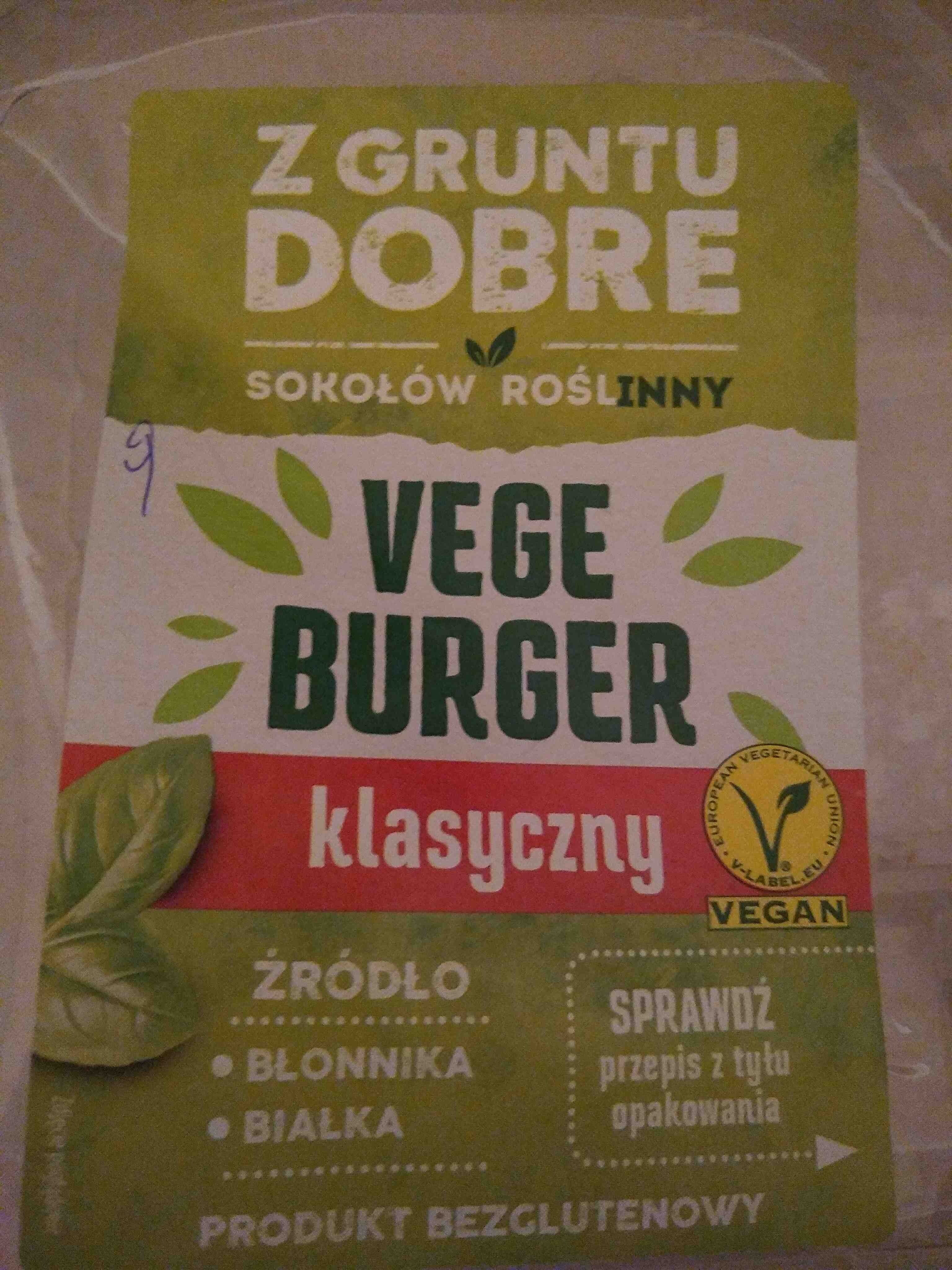Vege burger klasyczny - Produkt