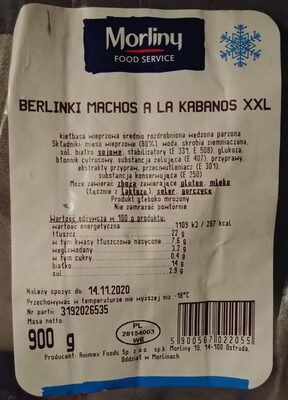 Berlinki Machos a la kabanos XXL - Product - pl