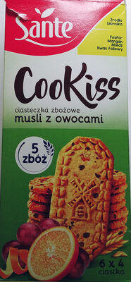 Ciasteczka zbożowe musli z owocami. - Product - pl
