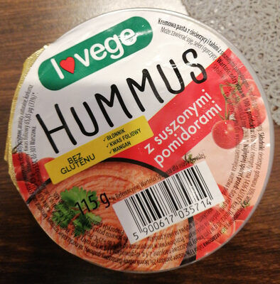 Hummus z suszonymi pomidorami - Składniki